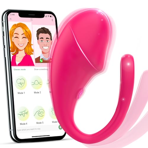 Sex Toys Vibrator for Women. Wearable Mini G Spot Vibrators Dildo with App Remote Control. Long Distance Panty Vibe with 10 Vibrations. Adult Toy & Games Anal Stimulator for Men Womens & Couple (Pink)