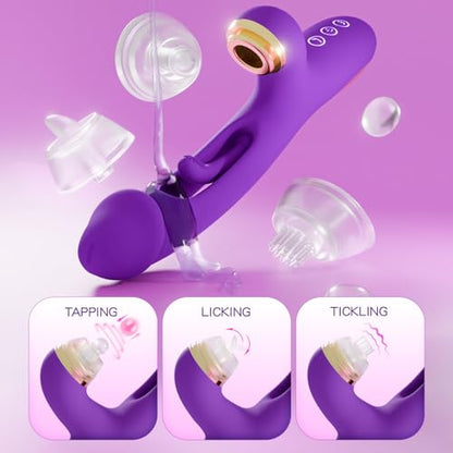 G Spot Vibrator Women Sex Toy. Female Sex Toys Dildo Vibrators with 7 Vibrating & Flapping Patterns. 7 Tapping Adult Toys for Women Dildos Clitoral Vibrator Adult Toy. Adult Sex Toys & Games