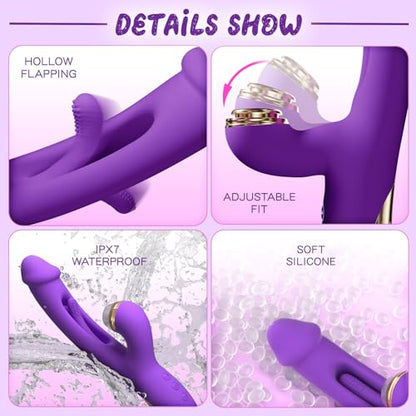 G Spot Vibrator Women Sex Toy. Female Sex Toys Dildo Vibrators with 7 Vibrating & Flapping Patterns. 7 Tapping Adult Toys for Women Dildos Clitoral Vibrator Adult Toy. Adult Sex Toys & Games